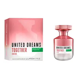 Туалетна вода United Colors of Benetton United Dreams Together For Her, 50 мл (65156787) - мініатюра 2