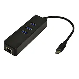 Адаптер Dynamode USB 3.1 Type-C to Gigabit LAN + 3xUSB 3.0
