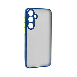Чехол-накладка для Samsung Galaxy A35 5G (A356), Frosted Matte, синий, противоударный чехол с защитой всего корпуса, термополиуретан TPU + поликарбонат PC, ArmorStandart (ARM74333)