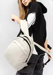 Жіночий рюкзак Sambag Zard LZN сірий 43 х 27 х 13 см (25000030) - мініатюра 3