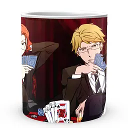 Кухоль GeekLand Bungou Stray Dogs Проза Бродячих Псів Кунікіда Дазай Акутагава Чуя BSD 14 330 мл білий - мініатюра 2