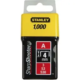 Скоби Stanley Light Duty тип а, 4мм, 1000 шт (1-TRA202T)