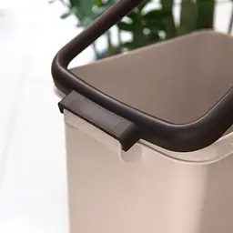 Відро для сміття MBM My Home 12 л бежеве (BIN-02 12L BEIGE) - мініатюра 8