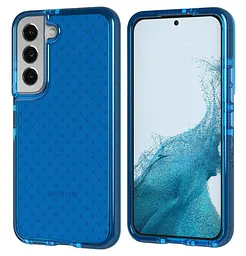 Оригінальний протиударний силіконовий чохол Tech21 Evo Check для Samsung Galaxy S21 FE 5G (6,4 ) Blue - мініатюра 5
