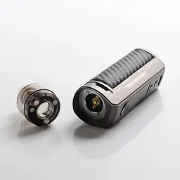 Под-система VooPoo Drag S 60 W Pod Kit 2500 mAh 4.5 ml Carbon Fiber Сіра (10231) - мініатюра 5
