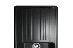 Кухонна мийка гранітна Miraggio Versal black 758x462x201 00211307, Чорний - мініатюра 5