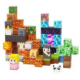 Магнітний конструктор Minecraft 107 шт по грі Майнкрафт Замок у джунглях Mk001020