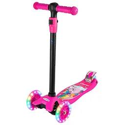 Самокат триколісний складаний ScooTer Pink 0072R