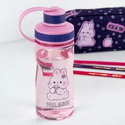 Пляшечка для води Kite Feel Good 500 мл рожева (K25-397-2) - мініатюра 5