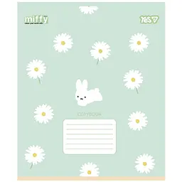 Набір зошитів Yes Miffy Flowers 12 аркушів у клітинку 25 шт. (768708) - мініатюра 5