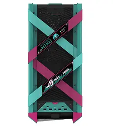 Корпус Asus ROG Strix Helios II GX601S Hatsune Miku Edition Tempered Glass без БЖ (90DC00W0-B39010) Green - мініатюра 6