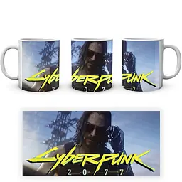 Кухоль GeekLand Cyberpunk 2077 Кіберпанк 2077 Johnny Silverhand Джонні Сільверхенд CY 02.573 330 мл білий - мініатюра 3