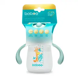 Поїльник-непроливайка Baboo Safari з трубочкою 260 мл м'ятний (90441) - мініатюра 6