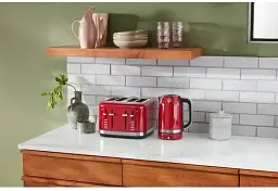 Тостер KitchenAid на 4 тости червоний (5KMT4109EER) - мініатюра 7