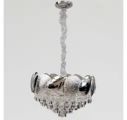 Компактна кришталева люстра Artlight 8836/50CH, хром, 11 ламп E14, Ø49 см, від 10-18 м² - мініатюра 2