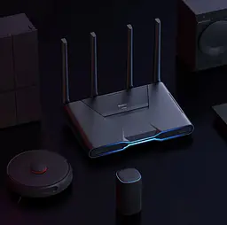 Бездротовий роутер Xiaomi Home Wi-Fi Tri-Band Mesh Router DVB4332CN - мініатюра 2
