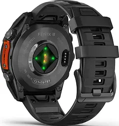 Смарт-годинник Garmin Fenix 8 47mm AMOLED Slate Gray with Black Silicone Band (010-02904-00/09) - мініатюра 6