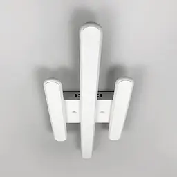 Стельова LED люстра в білому корпусі 62х25х6 см | Line F | Арт. 6203-3 WT