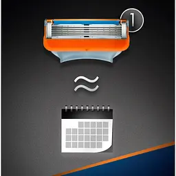 Змінні картриджі для гоління Gillette Fusion Power, 4 шт. - мініатюра 4