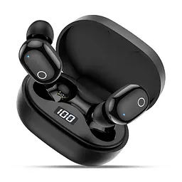 Бездротові навушники Borofone BW06 Manner TWS |BT5.1, 30/300mAh, 4h| black - мініатюра 3