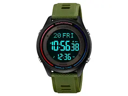 Чоловічий наручний годинник 2348AG Army Green Skmei acs0029992 - мініатюра 3