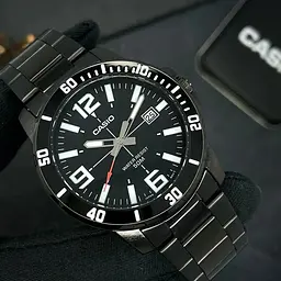 Чоловічий годинник Casio MTP-VD01B-1B Чорний ( AT1141-0116 ) - мініатюра 4