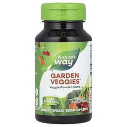 Суміш із 12 різних овочів Nature's Way Garden Veggies, 60 вегакапсул для підтримки загального здоров'я