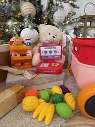 Ігровий набір Super Market 2-в-1: тележка для покупок + касовий апарат (червоний) - мініатюра 6