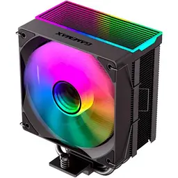Кулер для процесора GameMax Sigma 550 Infinity, Black, алюміній/мідь, 1x120 мм ARGB, для Intel 1700/1200/115x/20xx, AMD AM5/AM4, до 220 Вт, висота 153 мм - мініатюра 3