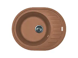 Кухонна мийка Adamant OVUM terra-cotta 615x495x200 мм, з крилом 61,5 см