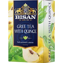 Уцінка. Чай зелений Bisan Green Tea with Quince 80 г  - мініатюра 1