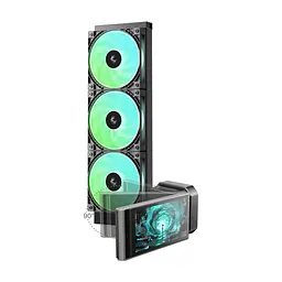 Система рідинного охолодження Deepcool LT360 Vision ARGB Black (R-LT360VISION-BKAMMC-G-1) - мініатюра 2