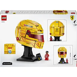 Конструктор LEGO Шолом Льюїса Гамільтона з команди Scuderia Ferrari HP (43022) - мініатюра 3