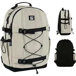 Рюкзак GoPack Education Teens 186 бежевий (GO25-186L-4) - мініатюра 2