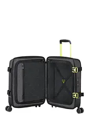 Валіза 55 См American Tourister URBAN TRACK BLACK/LIME 55x40x23 MD1*19209 - мініатюра 2