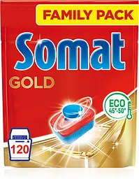 Таблетки для посудомийної машини Somat Gold 120 шт. - мініатюра 2
