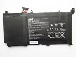 Акумулятор для ноутбука Asus VivoBook S551 B31N1336, 4110 mAh (48Wh), 3cell, 11.1V, Li-Po, чорний