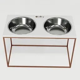 Hollky Base XXL40 — миски на підставці для дуже великих собак (2 × 2,8 л) - мініатюра 5