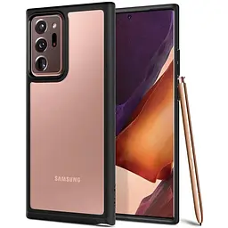 Оригінальний протиударний чохол Spigen Ultra Hybrid для Samsung Galaxy Note 20 Ultra (6.9") Black (ACS01394) - мініатюра 2