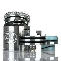 Дріпка бак для вейпу Drop Dead RDA 24mm Silver (am287) - мініатюра 2