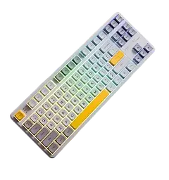 Клавіатура INPHIC K87 Black-Gold Switch White