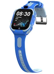 Дитячий смарт годинник Lemfo DF99 з AMOLED дисплеєм, до 5–7 днів роботи, GPS трекером, 4G SIM-картою та кнопкою SOS Синій - мініатюра 4