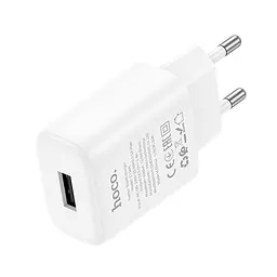 Мережевий зарядний пристрій Hoco C134A Solid single port charger(EU) Білий