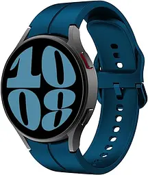 Ремінець силіконовий BeWatch NEO для Samsung Galaxy Watch 4/5/6 20 мм Синій (101neo09) - мініатюра 5