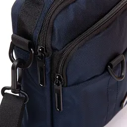 Сумка чоловіча Lanpad на плече Синя - мініатюра 7