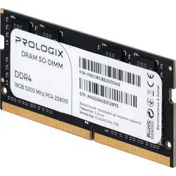Модуль пам'яті для ноутбука SoDIMM DDR4 16GB 3200 MHz Prologix (PRO16GB3200D4S) - мініатюра 3