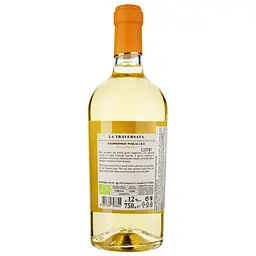 Вино La Traversata Puglia IGT Chardonnay біле сухе 0.75 л - мініатюра 2