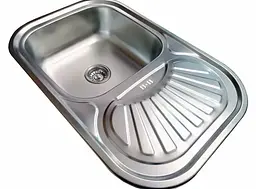 Кухонна мийка Romzha Stela Satin RO48475, Сірий - мініатюра 9