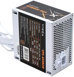 Блок живлення Vinga VPS B1 650W 80+ Bronze (VPS-650B1W) - мініатюра 2