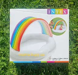 Басейн Intex 57141 NP "Веселка-Хмара" (6) від 1 до 3 років, розмір 142х119х84см, 82 л.